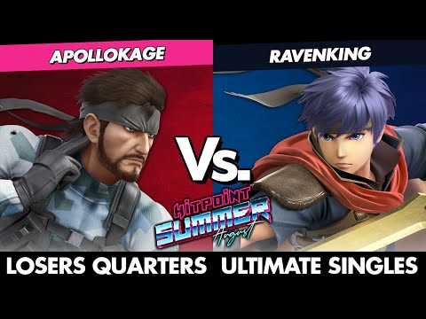 Hitpoint Summer: August LOSERS QUARTERS - ApolloKage (Snake) Vs. Ravenking (Ike) SSBU