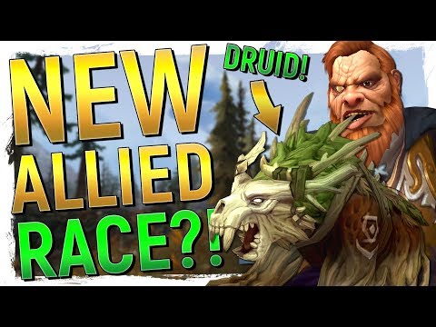 NEW ALLIED RACE! Kul'tiran Humans & New Druids in WoW: Battle for Azeroth