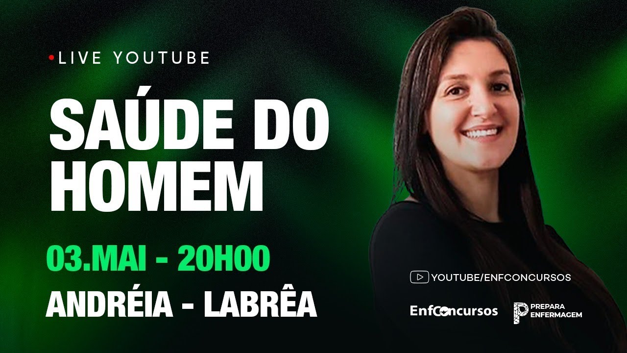 Saúde do Homem - Aula Gratuita- Professora Andréia Labrêa