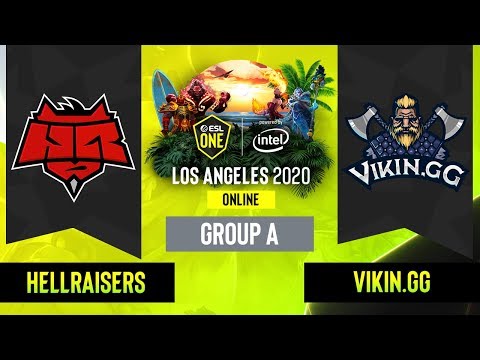 Dota2 - Vikin.gg vs. HellRaisers - Game 1 - Group A - EU/CIS - ESL One Los Angeles