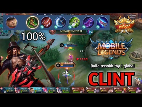 BUILD CLINT TERSAKIT 2023 | MOBILE LEGENDS BANG BANG @abibcs channel