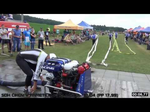 SDH Čikov v Paměticích 24.7.2016 - 2. místo - 18,04 (PP 17,99)