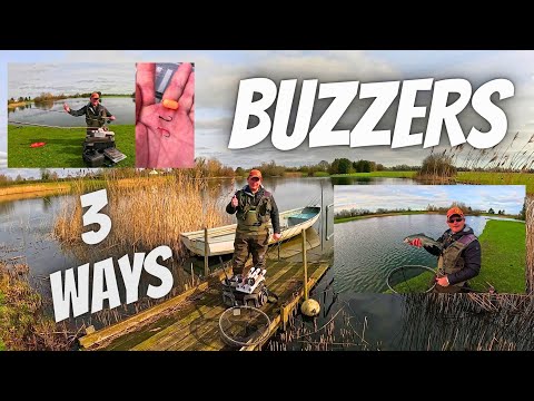 New season BUZZER fishing - Washing line - The bung - Dry fly all in one short session ..