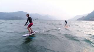 Foil Life: Spencer Brothers, Downwind SUP foil Session at the hatchery