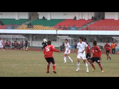 AFC U19 Women's Championship 2013 China. MYA v CHN