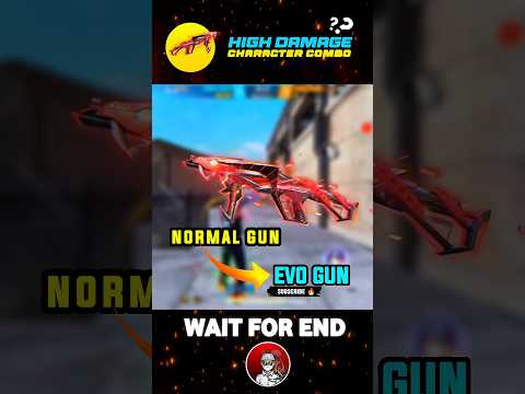 🤯 THIS CHARACTER COMBO MAKE YOUR NORMAL GUN INTO EVO GUN 🤯 FREE FIRE 🔥#freefire #tipsandtricks