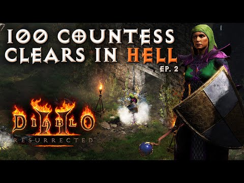 Rune Hunting and Key Farming!  100 Countess Runs in Diablo 2 Resurrected