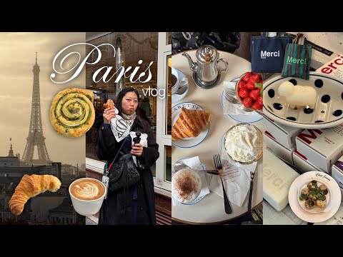 paris vlog | best places to shop, famous cafes, carette, chez janou, boulangeries 🥐
