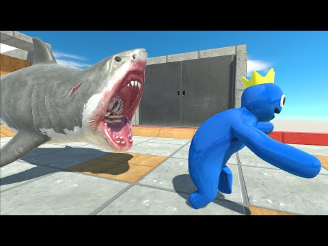 Run Away From Mutant Megalodon - Animal Revolt Battle Simulator