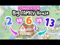 Big Family House COMPILATION SMALL LARGE FAMILY Home Cute TOCA BOCA House Ideas | Toca Life World