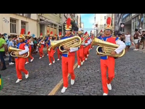 Banda Marcial FAMUF no Desfile 2 de Julho em Salvador -BA 2025