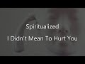 Spiritualized - I Didn't Mean To Hurt You (karaoke)