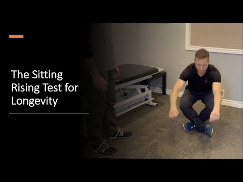 The Sitting Rising Test for longevity