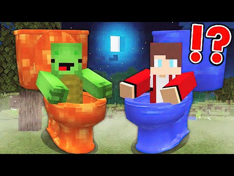 JJ and Mikey Became Scary SKIBIDI TOILET Lava Water in Minecraft Challenge JJ Mikey Maizen Mizen