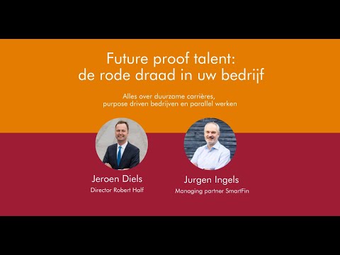 Webinar Futureproof talent: de rode draad in uw bedrijf