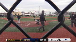 Monroe Mustangs Baseball vs. SUNY Sullivan