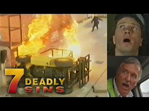 Awesome '90s Forklift Safety Training Video - Caterpillar's 7 Deadly Sins