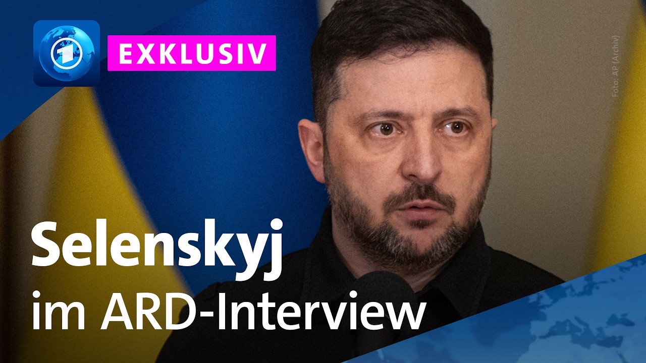 ARD-Interview mit Selenskyj: „Ich bin bereit zu einem Treffen mit Putin“