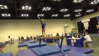 Haylie Hendrickson Lv10 SET 10, Beam 2015CircleofStars