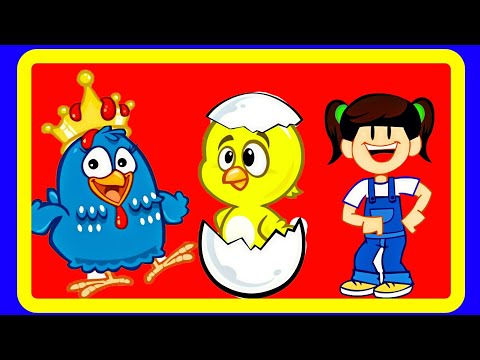 Mary Anne counts to + 5 minutes of children's music with Lottie Dottie Chicken - Kids songs english
