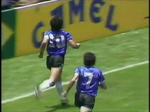 1986 Argentina - England 2-1 (VM-kvartfinale)