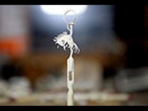 Micromundo: conoce el arte de tallar esculturas en palitos de fósforos