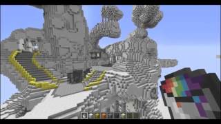 MLP Minecraft Cloudsdale Reimagnined with mods with Rainbow_flyer