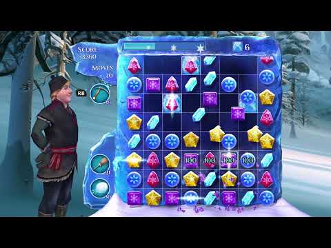 Frozen Free Fall: Snowball Fight Level 94 Walkthrough, , No Power Ups