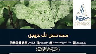 سعة فضل الله عزوجل - الشيخ عبد الله السعد image