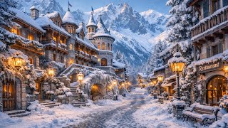 Chamonix 🇫🇷 — Freezing Cold Walking Tour in the Snow — 4K HDR 60fps