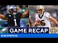 Jalen Hurts Shines as Eagles Beat Saints 40-29 | Eagles vs Saints FULL Game Recap | CBS Sports HQ