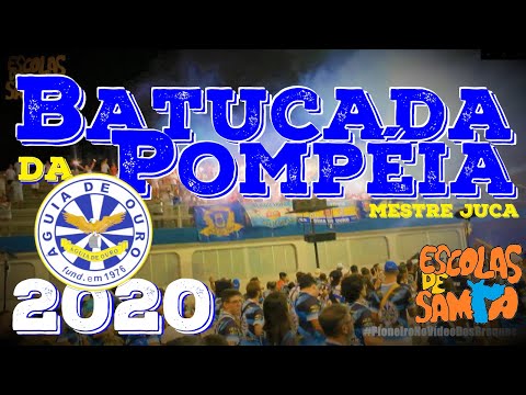 Bateria Águia de Ouro 2020 (CAMPEÃ) - Passeio pela Batucada da Pompéia #PioneiroNoVídeoDosBreques