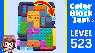 Solution du Niveau 523 de Color Block Jam