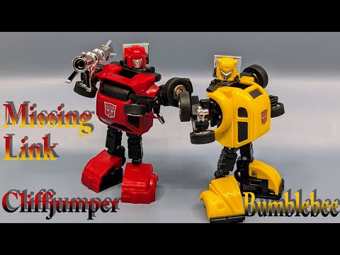 Chuck's Reviews Transformers Missing Link Cliffjumper and Bumblebee