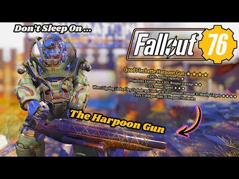 The 'Off-Meta' Weapon That Actually SHREDS in Fallout 76 (Ice Breaker / Harpoon Build)