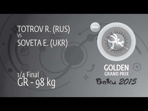 1/4 GR - 98 kg: R. TOTROV (RUS) df. E. SOVETA (UKR), 6-0