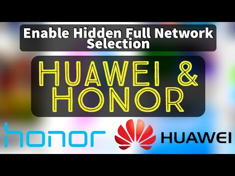 4G LTE Only | Enable All Network | Huawei and Honor