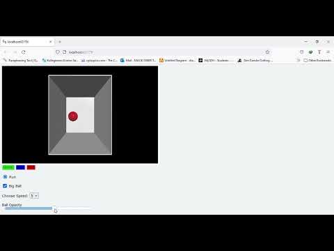 Adding Widgets To Animation Using Visual Python