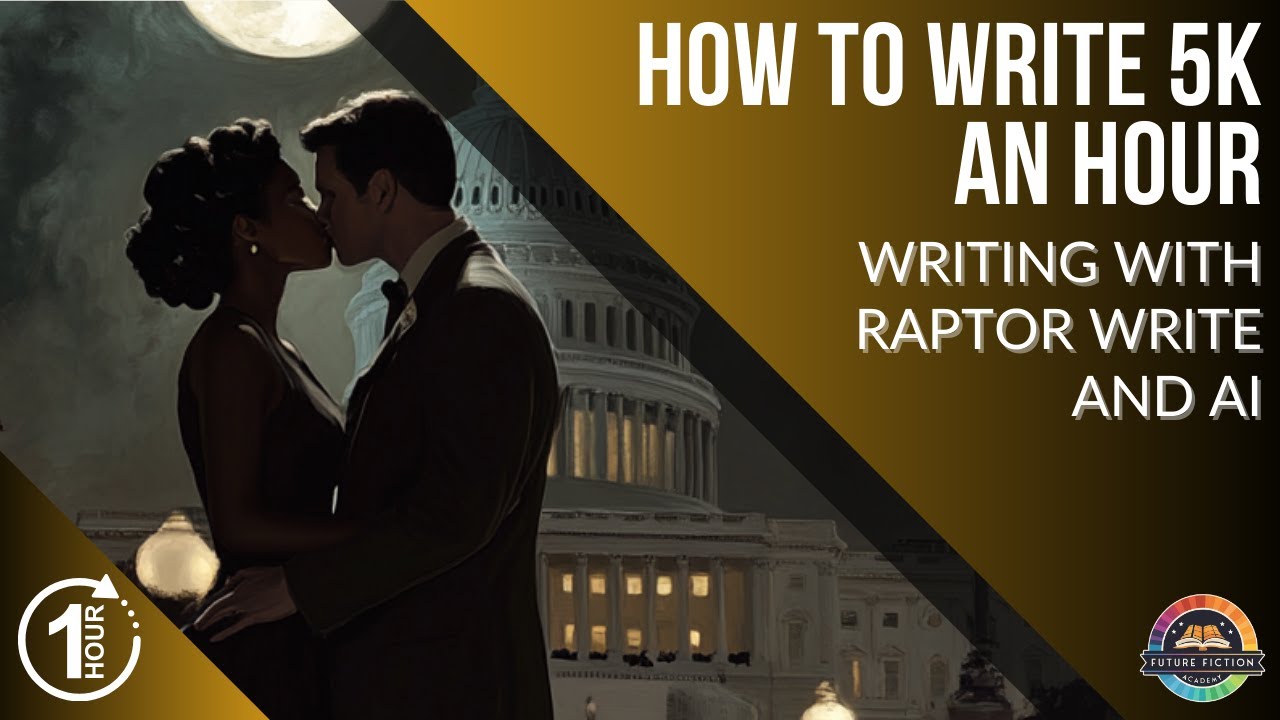 How to write 5k Per Hour . . . writing fiction with Raptor Write and AI