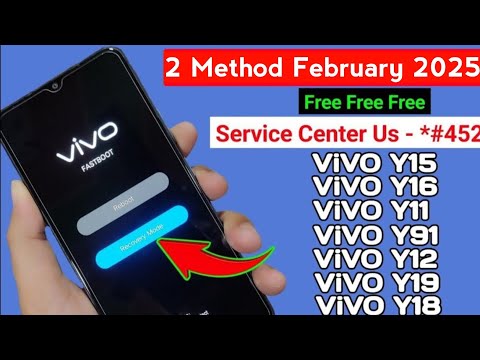 2 Method 2025:- Vivo Y18, Y15, Y11, Y12, Y16, Y19, Y17 All Type Password, Pattern Lock Remove #frp