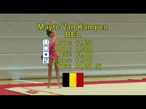 Mayte Van Kampen (BEL) - Junior A - 05 - Luxembourg Cup 2015