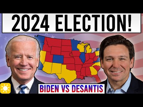 NEW 2024 Election Prediction | Biden vs DeSantis! (Summer)