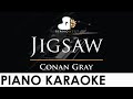 Conan Gray - Jigsaw - Piano Karaoke Instrumental Cover with Lyrics