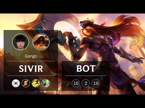 Sivir ADC vs Ezreal - KR Challenger Patch 8.24