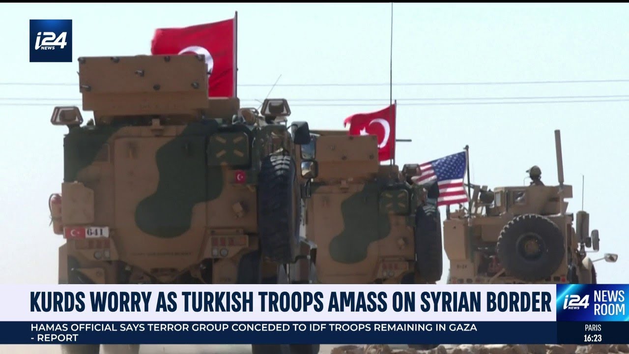 Kurds worry as Turkish troops amass on Syrian border
