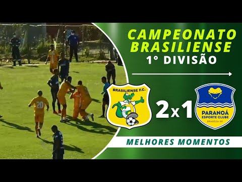 BRASILIENSE 2 X 1 PARANOÁ-DF | CAMPEONATO BRASILIENSE | 23/01/22
