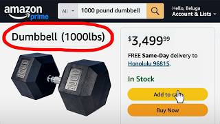 When You Order a 1,000 LB Dumbbell on Amazon