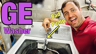 Why This GE Washer Isn’t Draining & Spinning Every Time | Quick Diagnostic & Pump | GTW750CSL1WS