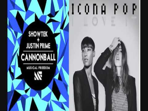 Showtek Justin Prime vs Icona Pop i love it cannonball (tommy Mashup)