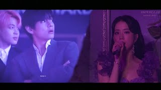 Download lagu Bts Taehyung’s reaction to Blackpink Jisoo (feat. Jimin) mp3